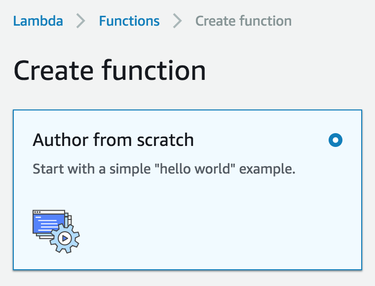Create Lambda Function